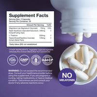 Wellsgoing Sleep Support – Melatonin-Free Relaxation Formula (60 Capsules)