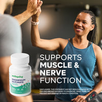 Wellsgoing Magnesium Glycinate – Muscle & Relaxation Support (60 Capsules)