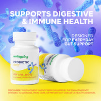 Wellsgoing Probiotic 40 Billion CFU – Digestive & Gut Support (60 Capsules)