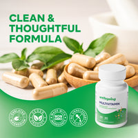 Wellsgoing Multivitamin with Probiotics – Daily Nutrition & Digestive Support (60 Capsules)