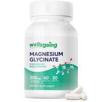 Wellsgoing Magnesium Glycinate – Muscle & Relaxation Support (60 Capsules)