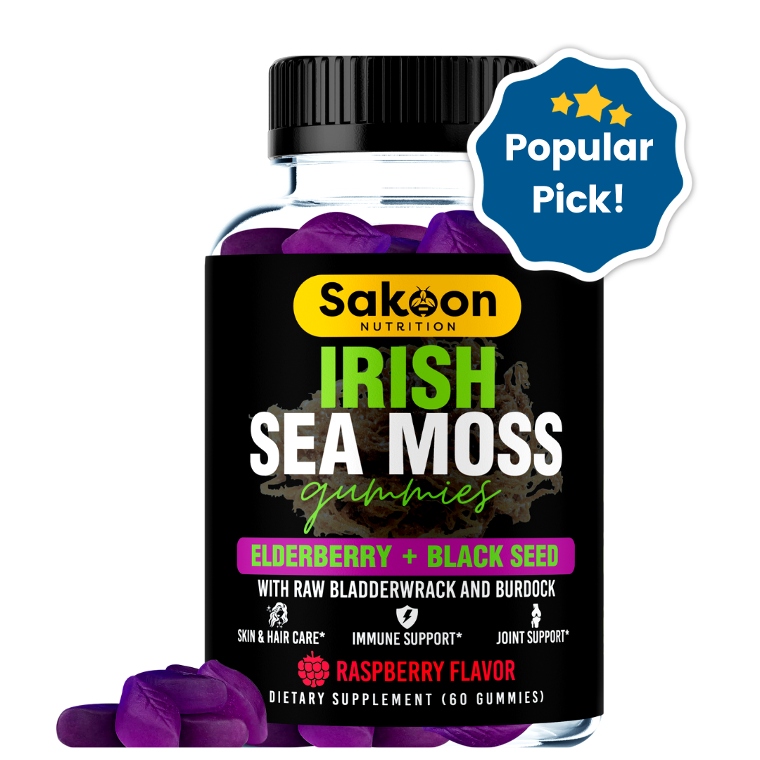 Sea Moss Gummies With Elderberry & Black Seed Oil