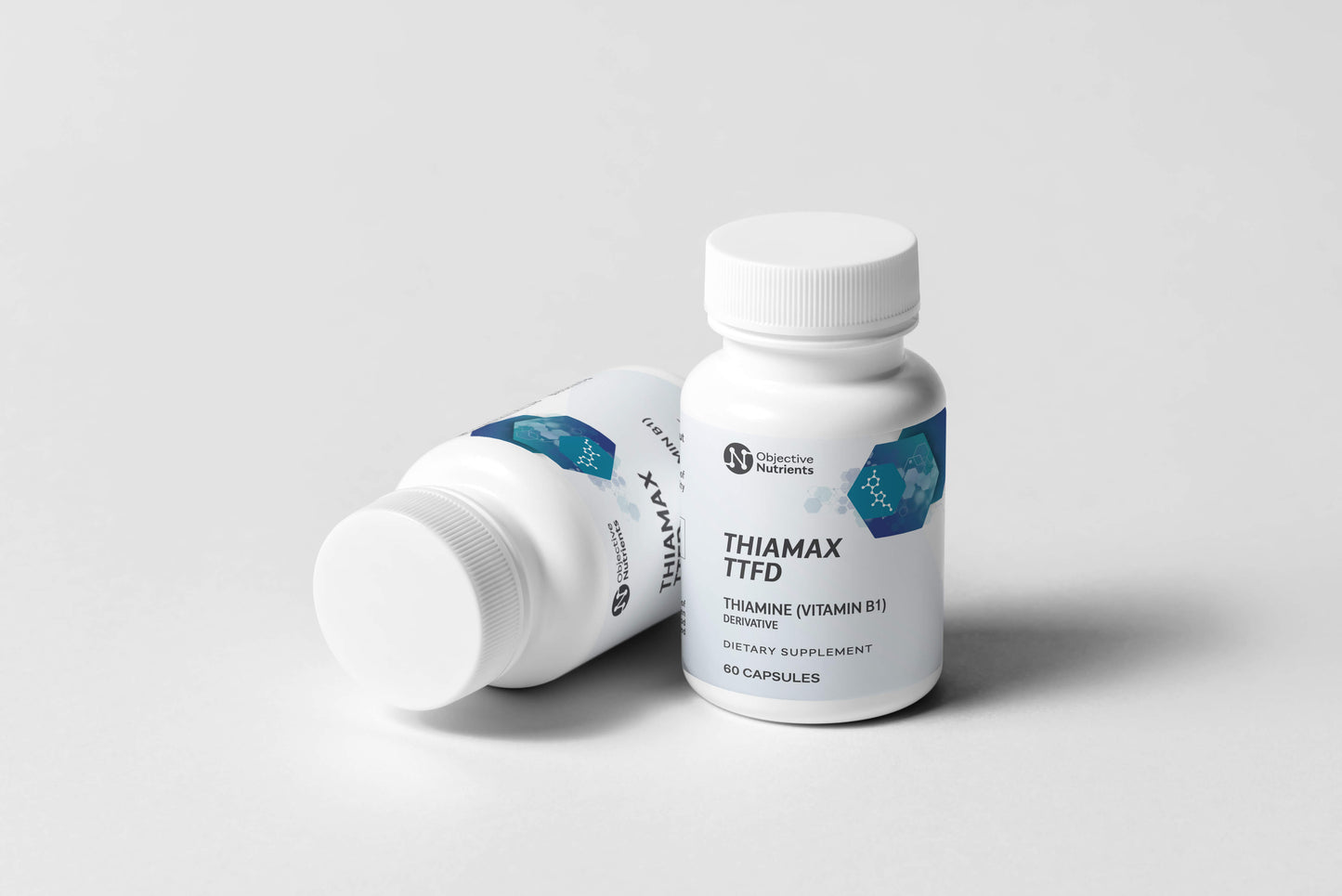 Objective Nutrients Thiamax Vitamin B1 (Thiamine TTFD) Capsules, 100mg, 60 Count