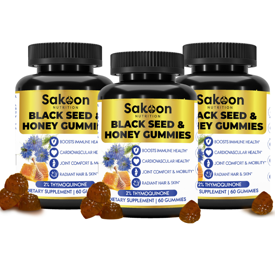 Sakoon Nutrition Black Seed Oil & Honey Gummies