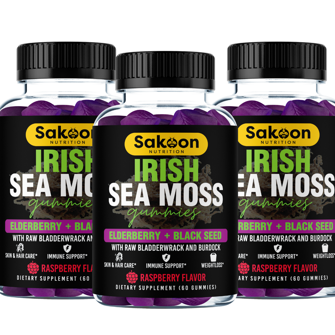 Sea Moss Gummies With Elderberry & Black Seed Oil