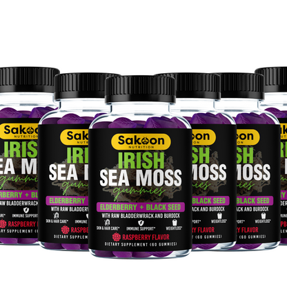 Sea Moss Gummies With Elderberry & Black Seed Oil