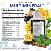 Clean Nutraceuticals MultiMineral™ Sea Moss Black Seed, 60 Capsules