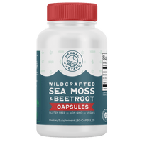 Organic Sea Moss & Beet Root Capsules - 60 Count