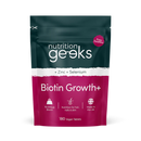 Nutrition Geeks Biotin Hair Growth Supplement - 180 Tablets