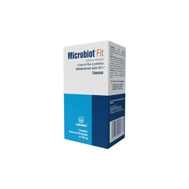 Microbiot Fit, 30 Capsules, Bifidobacterium Lactis Bpl-1