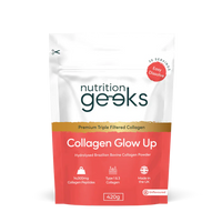 Nutrition Geeks Collagen Glow Up Powder, 420g / 14.8 oz,  1 month supply
