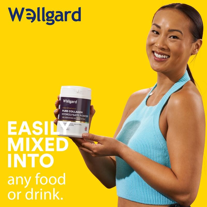 Wellgard Pure Collagen Powder, 14.1 ounce, Gold Standard Bovine Collagen Peptides Powder, High Levels of The 8 Essential Amino Acids, Made in UK