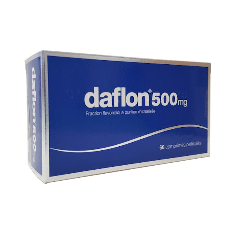 Daflon 500mg Tablets for Heavy Legs, 60 Tablets