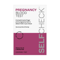 SELFCheck Pregnancy Blood Test