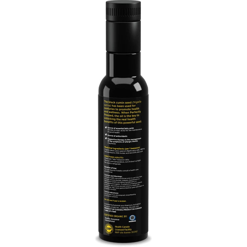 ACTIVATION Perfect Press Black Cumin Seed Oil - Cumin Seeds Oil 90 Day Supply, 8.4 fl oz
