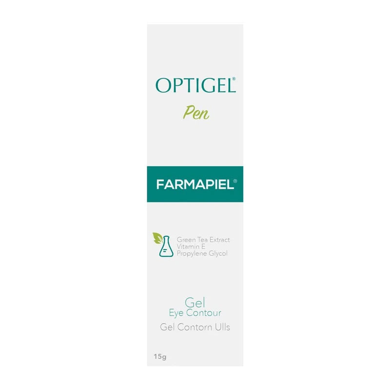 OPTIGEL Pen Eye Contour | Firming Gel | Anti-wrinkle Treatment Helps Reduce Bags, Dark Circles, Expression Lines | Increases Elasticity | Anti-inflammatory and Soothing Components |15g