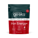 Nutrition Geeks  Iron Tablets High Strength Tablets with Vitamin C, B12 & Folic Acid - 120 Tablets