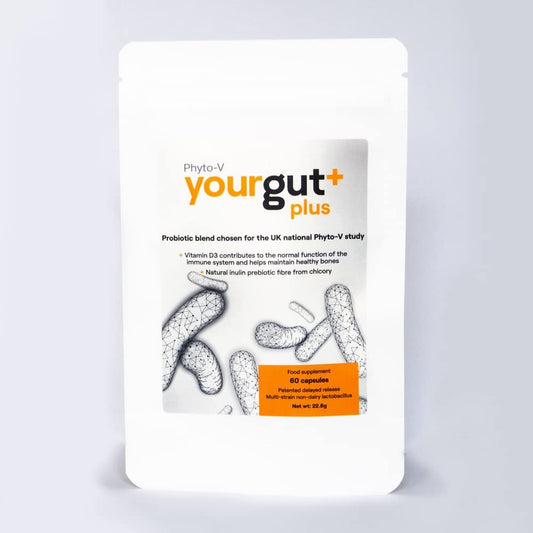 Phyto-V your gut plus+ Yourgutplus+ The Probiotics of a Live Yogurt with Vitamin D