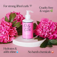 Only Curls Mega Hold Curl Gel 250ml (8.45 fl oz) – Strong Hold Styling Gel for Defined, Long-Lasting, and Frizz-Free Curls – Vegan & Cruelty-Free Curl Care