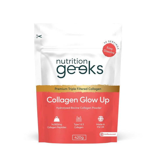 Nutrition Geeks Collagen Glow Up Powder, 1 month supply (420g, 14.8 oz)