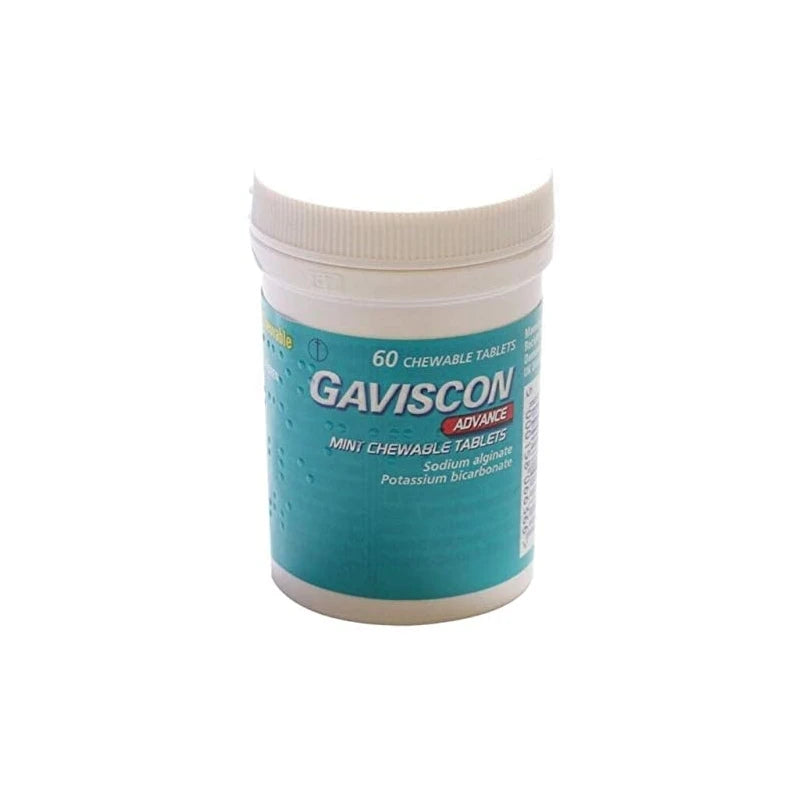 GAVISCON Advance Mint CHEWABLE Tablets 60 Pack (Mint)