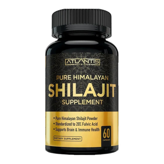Shilajit Supplement Capsules, 10,000mg Equivalent per Serving, Made in The USA, Shilajit for Men & Women, 60 Capsules