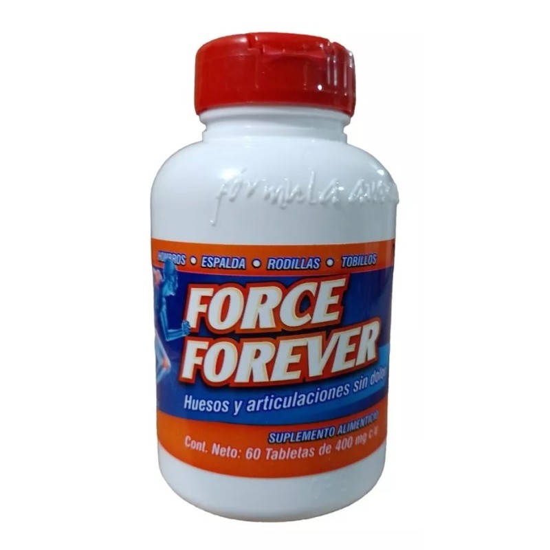 Force Forever for joint Pain, 60 Tablets / 60 Tabletas De 400 Mg Omega Nutrition Artritis