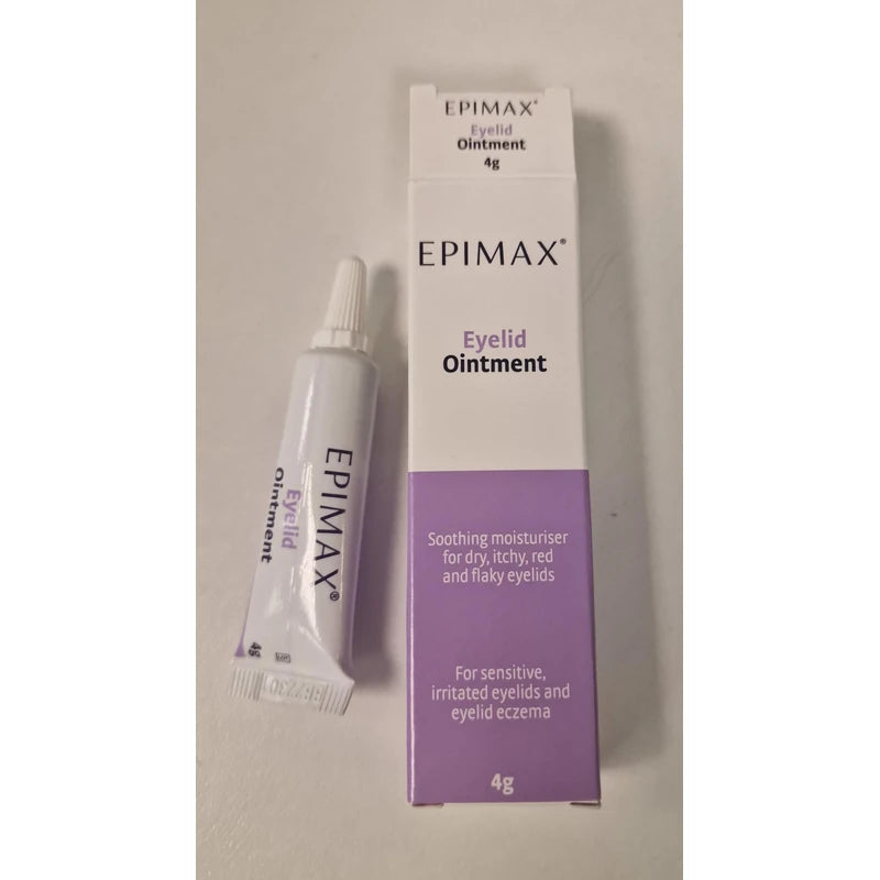 EPIMAX Eyelid Ointment, 4g - A Soothing moisturiser to Help Relieve eyelids That are Dry, Itchy, red, and Flaky