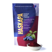Haskapa Superberry Powder, High in Vitamin C + Antioxidants, Gluten Free, 100g/3.53oz (30 Day Supply)