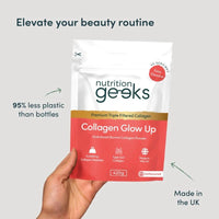 Nutrition Geeks Collagen Glow Up Powder, 1 month supply (420g, 14.8 oz)