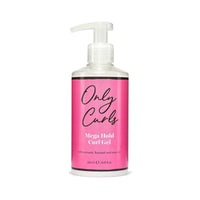 Only Curls Mega Hold Curl Gel 250ml (8.45 fl oz) – Strong Hold Styling Gel for Defined, Long-Lasting, and Frizz-Free Curls – Vegan & Cruelty-Free Curl Care