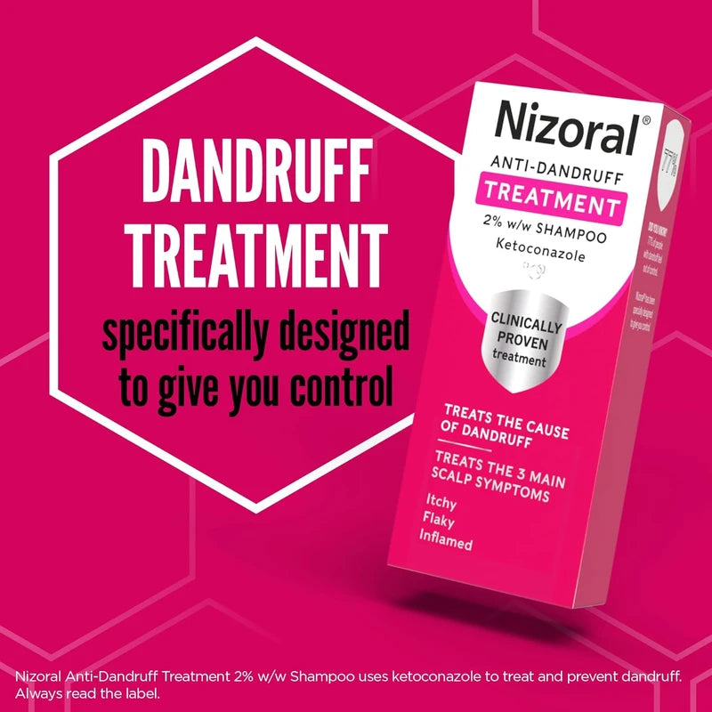 Nizoral Anti-Dandruff Shampoo, 2.02 Fl Oz / 60 ml
