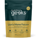 Nutrition Geeks Lion's Mane Focus+ 4000mg Tablets | 3 Months Supply, 180 Vegan Tablets, UK Made