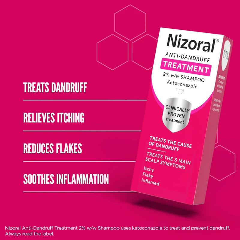 Nizoral Anti-Dandruff Shampoo, 2.02 Fl Oz / 60 ml