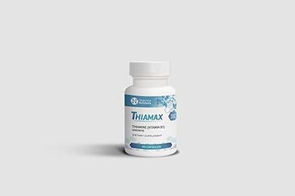 Objective Nutrients Thiamax Vitamin B1 (Thiamine TTFD) Capsules, No Fillers or Flow Agents, 100mg, 60 Count